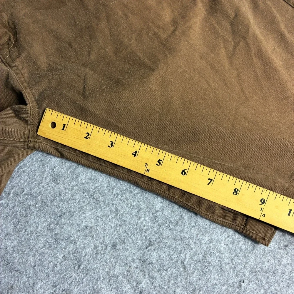 Volcom Mens Size 40x10 Modern Stretch Chino Shorts Brown Skateboard Surf